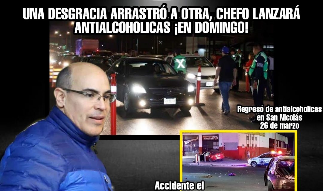 UNA DESGRACIA QUE ARRASTRA A OTRA: ZEFERINO SALGADO APROVECHA CAOS E INDIGNACIÓN POR TRAGEDIA Y LANZA ANTIALCOHOLICAS RECAUDATORIAS ¡LOS DOMINGOS!