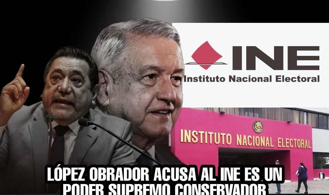 ANDRÉS MANUEL AHORA DICE QUE EL INE ES UN PODER SUPREMO CONSERVADOR, ¡CUANDO DESCARRILÓ A CALDERON LE APLAUDIA! <br>