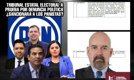 EL TRIBUNAL ESTATAL ELECTORAL A PRUEBA POR DENUNCIA DE VIOLENCIA POLÍTICA DE GÉNERO COMETIDA POR ALFONSO ROBLEDO Y OTROS PANISTAS ¿SANCIONARÁN CONFORME A LA LEY?