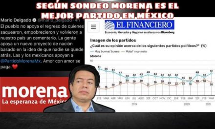 BUENAS NOTICIAS PARA MORENA “LA PANDEMIA DE LAS ENCUESTITIS” LOS UBICAN EN PRIMER LUGAR COMO PARTIDO A NIVEL NACIONAL