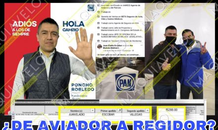 ALFONSO ROBLEDO COLOCA EN SU PLANILLA DESDE “AVIADORES” DEL CONGRESO COMO JUAN ELADIO ESCOBAR VILLEGAS HASTA REPRESENTANTES DE EMPRESAS QUE VENDEN GEL ANTIBACTERIAL A MUNICIPIO ¡PANISTA DE LINARES!