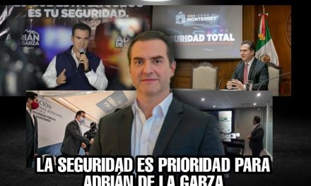 Adrián de la Garza DE EXPERTO EN SEGURIDAD PÚBLICA A POLÍTICO PUNTERO DE ENCUESTAS<br>