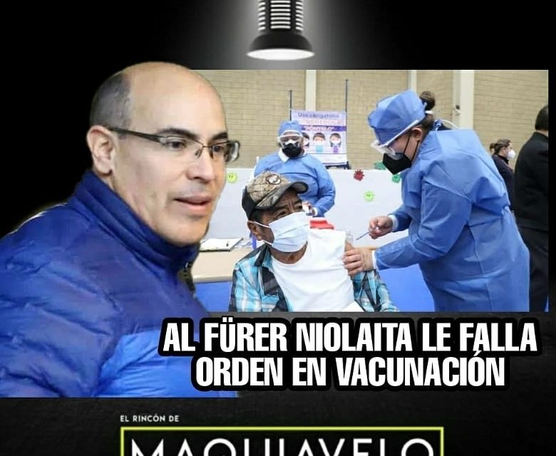 CHEFO SALGADO NI SUS “ENTRENAMIENTOS MENTALES” EN RÉGIMEN DE HITLER LE SIRVEN PARA METER ORDEN EN PROCESO DE REGISTRO PARA VACUNACION DE SUS ADULTOS MAYORES