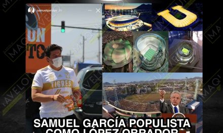 ¿Y LA POLÍTICA ES SERIA EN NUEVO LEÓN? PUES EL DE MC PROMUEVE ¡CONSTRUIR ESTADIO DE FÚTBOL! POPULISMO PURO Y SE QUEJAN DE GASTO DE AMLO EN BÉISBOL