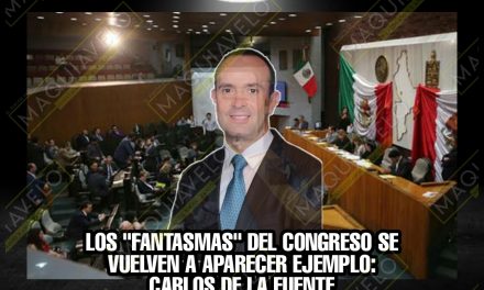 Y DE PRONTO APARECIERON LOS FANTASMAS EN EL CONGRESO CÓMO CHALE DE LA FUENTE QUE OPRIME EL BOTÓN SIN ESTAR PRESENTE EN EL PLENO<br>