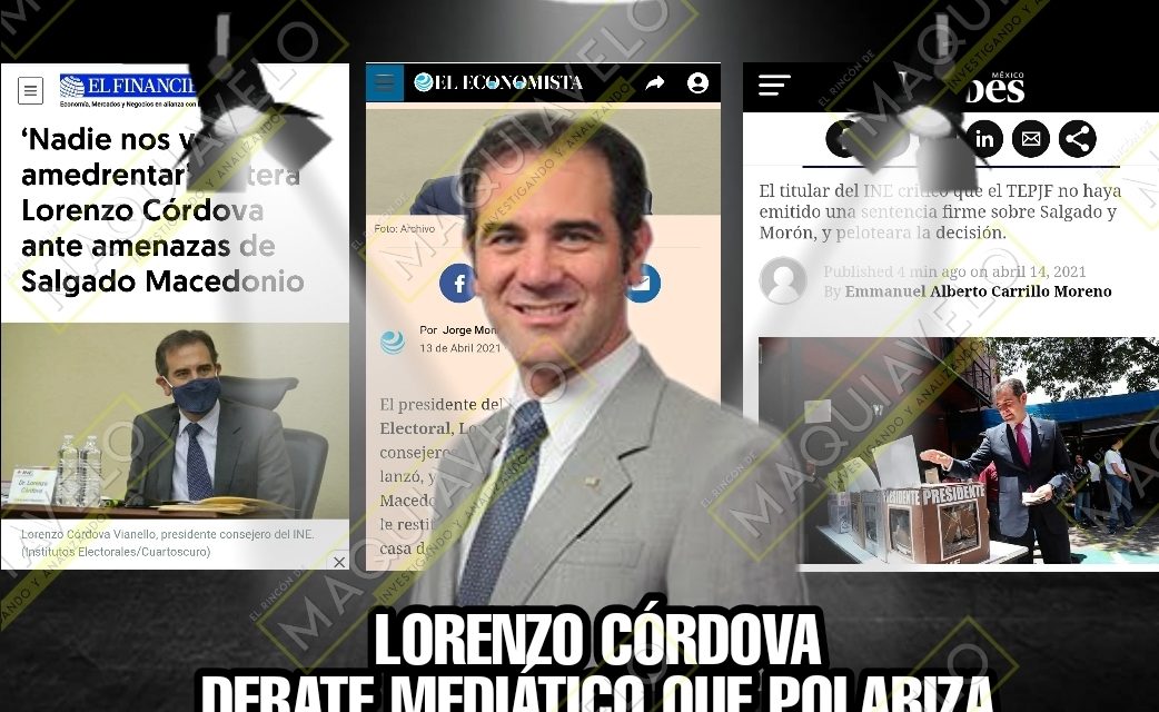 LORENZO CÓRDOVA SIGUE BUSCANDO LOS REFLECTORES, MÁS ALLÁ DE QUE SUS DECISIONES LEGALES YA NO LE CORRESPONDE LITIGAR EN LOS MEDIOS, ¡YA SIÉNTESE SEÑORA!