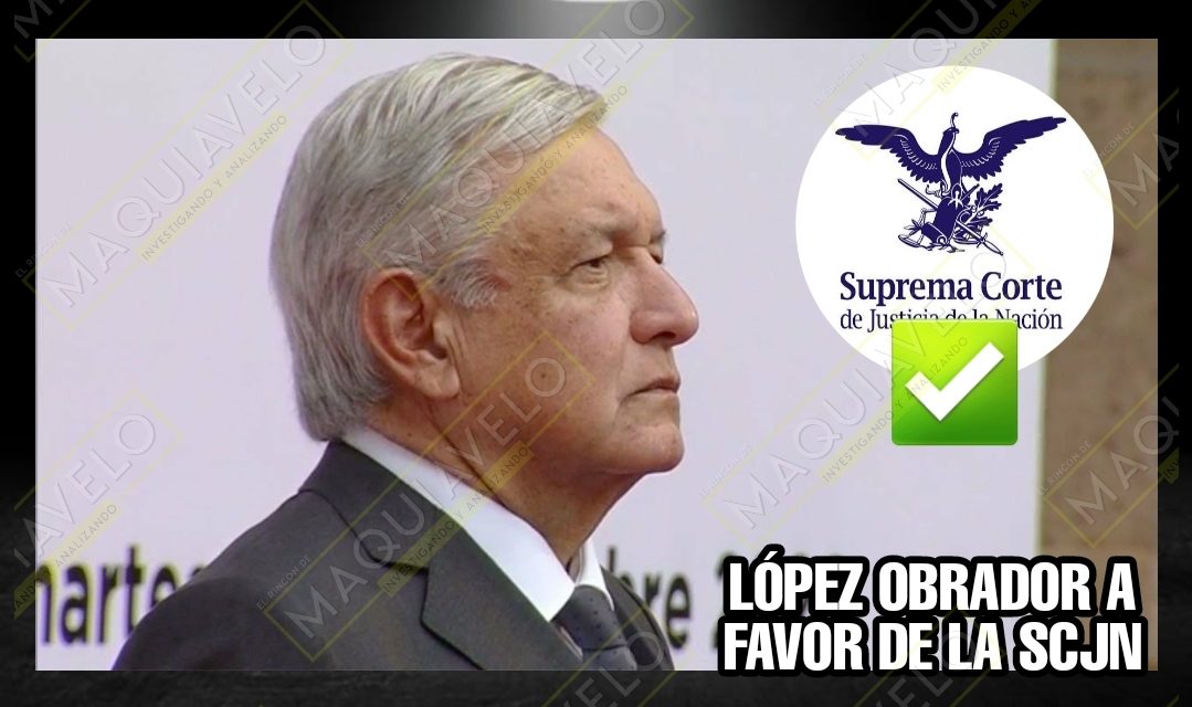 Andrés Manuel López Obrador AHORA RESULTÓ MASTER EN DERECHO; DICE QUE LO DEL PRESIDENTE DE LA SUPREMA CORTE ES CONSTITUCIONAL