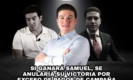 SAMUEL GARCÍA SI RESULTARA GANADOR, SU TRIUNFO ANULARÍA ELECCIÓN, EL MOTIVO:  SUS GASTOS DE CAMPAÑA “NO REGISTRADOS” SUPERAN EL TOPE, ADEMÁS INCONSISTENCIAS EN ORIGEN DE INGRESOS-EGRESOS. <br>