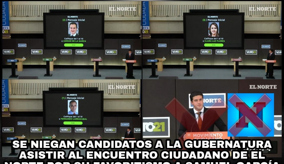 LA MÁS GRANDE HUMILLACIÓN QUE UN MEDIO TAN PODEROSO COMO EL NORTE PUEDE SUFRIR LA OBTIENE HOY, ¡NINGÚN CANDIDATO ACEPTA SER COMPARSA DE ROTATIVO Y LO DEJAN SÓLO CON “SU CANDIDATO” <br>