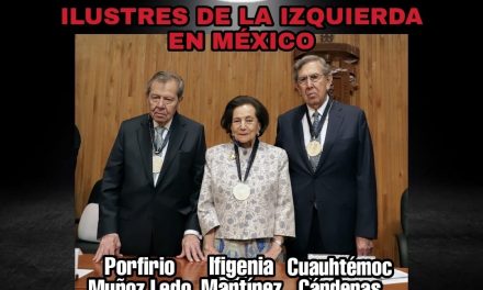 SE REÚNEN TRES ILUSTRES DE LA IZQUIERDA EN MÉXICO IFIGENIA, PORFIRIO MUÑOZ LEDO Y CUAUHTEMOC CÁRDENAS