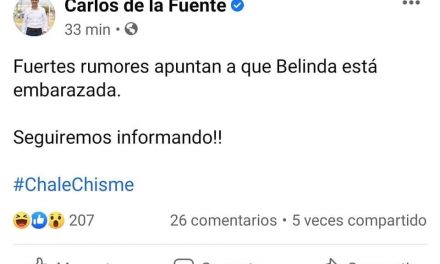 CARLOS DE LA FUENTE ADEMÁS DE CREERSE DIPUTADO Y COORDINADOR, AHORA DICE SER VIDENTE, AFIRMA QUE LA CANTANTE BELINDA ESPERA BEBÉ