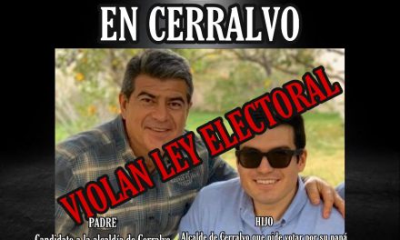 DENUNCIAN A ALCALDE DE CERRALVO POR VIOLAR VEDA ELECTORAL Y POLICÍA MUNICIPAL DETIENE  A CUATRO PERSONAS DE EQUIPO DE CAMPAÑA DE SU RIVAL LETY GARCÍA DE MORENA