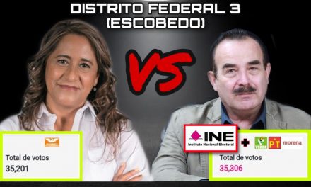 AL PARECER EXISTEN ANOMALÍAS DEL INE EN RECUENTO DEL DISTRITO TRES FEDERAL DE ESCOBEDO, SE INTENTA DARLE CURUL A PT-MORENA CON 150 VOTOS QUE DEBIERON SER NULOS Y HOY SON LA DIFERENCIA ¡IRÁN AL TRIFE!