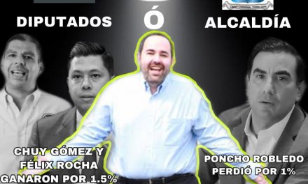 RAÚL GRACIA TIENE DOS OPCIONES EN GUADALUPE: PERDER DOS DIPUTADOS (CHUY GÓMEZ Y FÉLIX ROCHA) O PERDER LA ALCALDÍA, USTED ACERTÓ: ¡DEJARÁ MORIR A ROBLEDO!