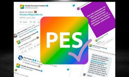 DENUNCIARÁ EL PES A LOS RESPONSABLES DE PONER MENSAJES A FAVOR DE LA COMUNIDAD LGBT EN REDES SOCIALES