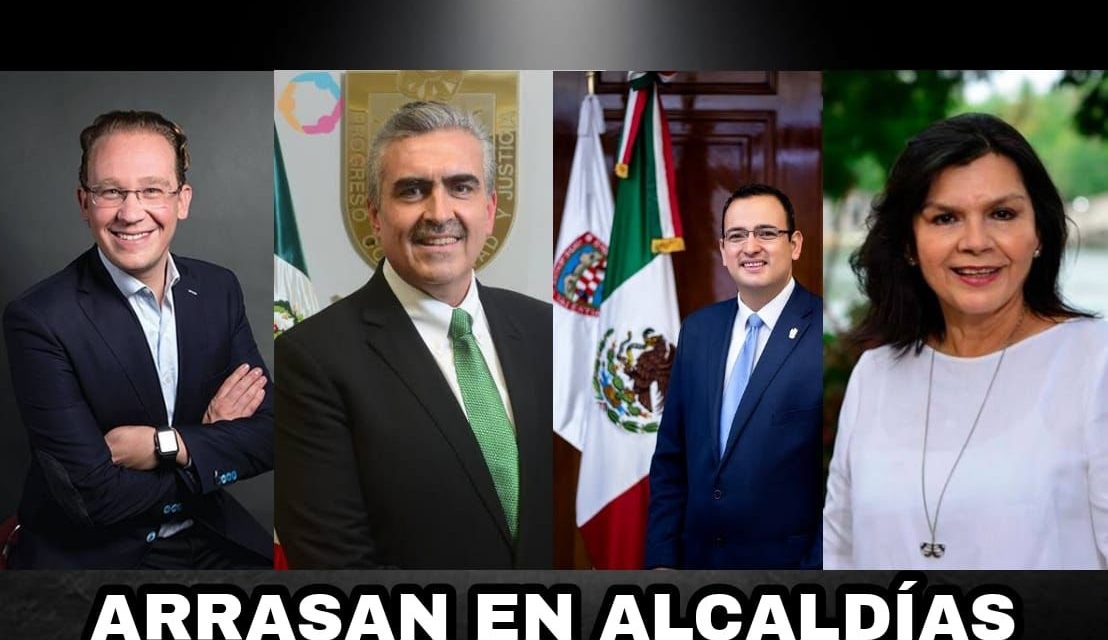 CANDIDATOS “ARRASAN” CON VOTACIONES DE ALCALDÍAS EN MÉXICO