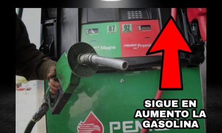 LA GASOLINA CADA VEZ ESTA MÁS CARA, SE VENDE EN $21.89 PESOS EL LITRO