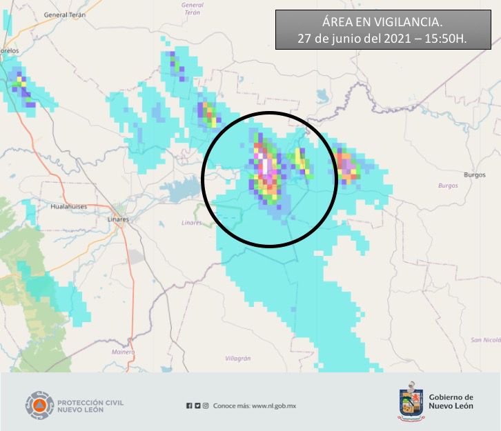 ALERTAN AUTORIDADES POR TORMENTAS POR LA TARDE NOCHE EN NUEVO LEÓN <br>