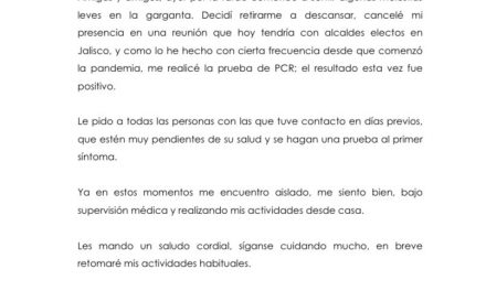 CONFIRMA MARKO CORTÉS SER POSITIVO A COVID-19; PANISTAS DEBERÁN HACERSE PRUEBA CONTRA EL VIRUS