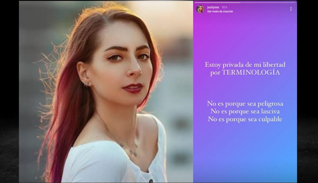 REAPARECE PÚBLICAME1NTE “YOSSTOP”, ASEGURA QUE NO ES CULPABLE Y ESTÁ DETENIDA POR SIMPLE “TERMINOLOGÍA”