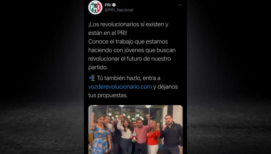 PRI LANZA CAMAPAÑA LLAMADA  “VOZ DE REVOLUCIONARIO”