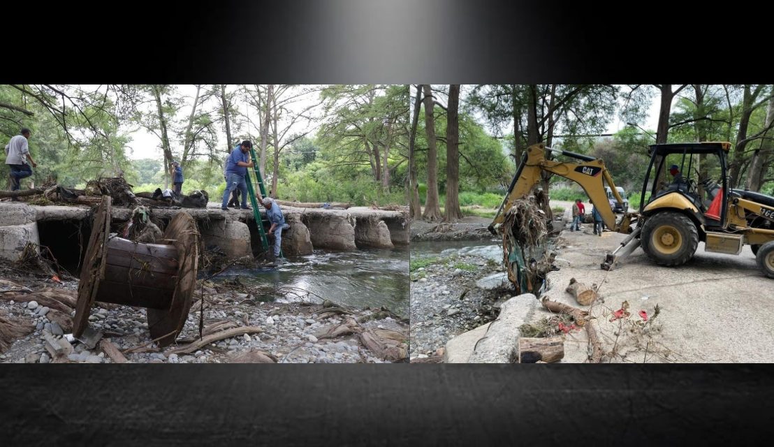 TRABAJA EL MUNICIPIO DE GUADALUPE PARA MANTENER LIMPIOS LOS PLUVIALES Y EVITAR INUNDACIONES