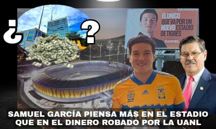 ¿Y QUÉ OPINA SAMUEL GARCÍA DE RECTOR DE UANL Y SU CORRUPCIÓN?<br>NO LO LEEMOS CRITICANDO Y EXIGIENDO ACCIONES COMO CUANDO LO HACIA VS OTROS ACTORES POLÍTICOS <br>