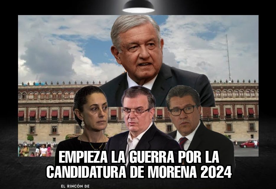 LA GUERRA POR LA PRESIDENCIA EN 2024 HA COMENZADO EN MORENA SHEINBAUM VS TODOS <br>