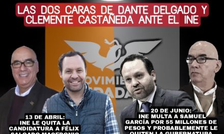 MOVIMIENTO CIUDADANO LE FESTEJABA AL INE CUANDO ACTUABA VS MORENA, Y AHORA QUE LO HACE VS ELLOS ¡SE QUEJA! ¿AL DIABLO LAS INSTITUCIONES? <br>