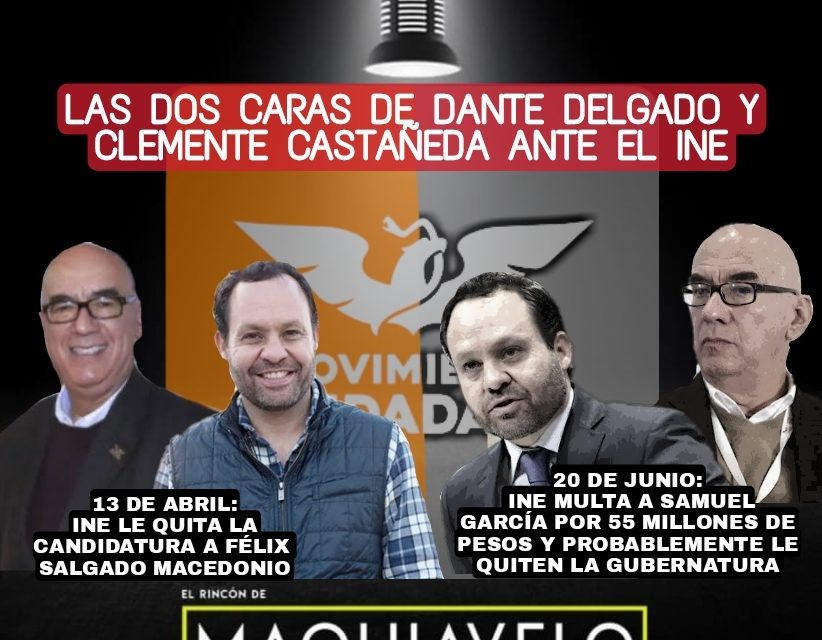 MOVIMIENTO CIUDADANO LE FESTEJABA AL INE CUANDO ACTUABA VS MORENA, Y AHORA QUE LO HACE VS ELLOS ¡SE QUEJA! ¿AL DIABLO LAS INSTITUCIONES? <br>