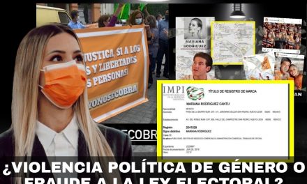 PRETENDEN DISFRAZAR DE VIOLENCIA POLÍTICA DE GÉNERO LA VIOLACIÓN A LA LEY Y EL FRAUDE A CUMPLIR REGLAS DE FISCALIZACIÓN, ¿ESO ES LA NUEVA POLÍTICA?