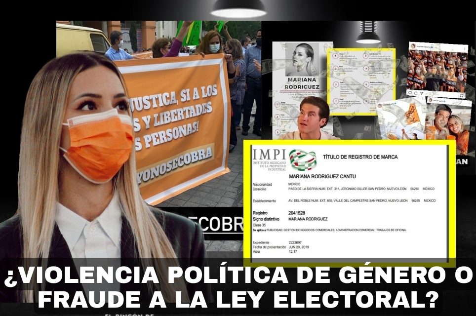 PRETENDEN DISFRAZAR DE VIOLENCIA POLÍTICA DE GÉNERO LA VIOLACIÓN A LA LEY Y EL FRAUDE A CUMPLIR REGLAS DE FISCALIZACIÓN, ¿ESO ES LA NUEVA POLÍTICA?