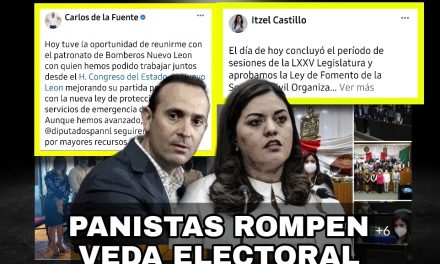 DIPUTADOS PANISTAS NO RESPETAN LA LEY NI A LOS ÓRGANOS ELECTORALES, SE PROMUEVEN AUNQUE HAY VEDA ELECTORAL