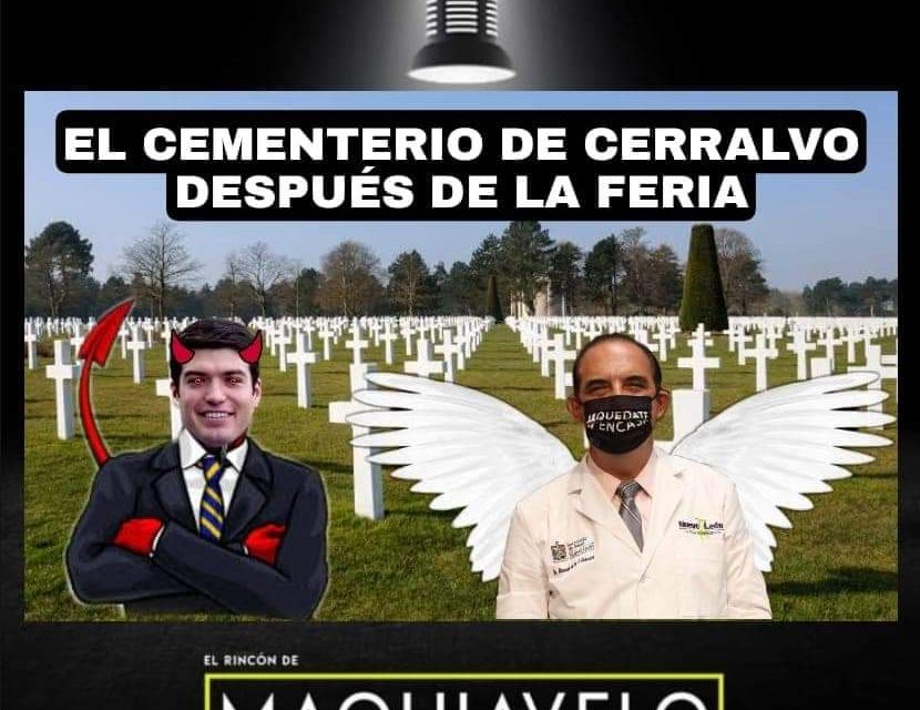 EN CERRALVO, TRAS LA FERIA DE LA MUERTE DE BALTAZAR MARTÍNEZ RÍOS, SE DISPARAN CASOS DE COVID EN 300% ¡SE LES DIJO Y NADA HICIERON!<br>¿EL PANTEÓN ESTARÁ  LISTO?