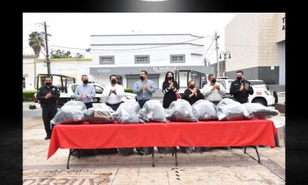 RECONOCEN EN ALLENDE LABOR DE SEGURIDAD PÚBLICA Y HACEN ENTREGA DE EQUIPAMIENTO