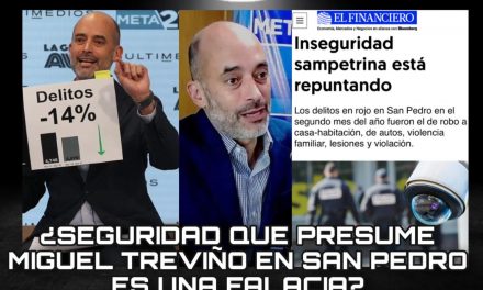 DESPUÉS DE VER MUCHOS “HECHOS AISLADOS” EN SAN PEDRO, ¿ES UNA FALACIA LA SEGURIDAD PÚBLICA ALLÁ O SUS HABITANTES SI SE SIENTEN SEGUROS?, AL PARECER ES UNA FARSA