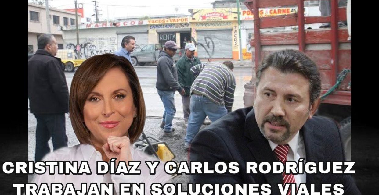 CRISTINA DÍAZ Y SU SECRETARIO DE OBRAS PÚBLICAS, CARLOS RODRÍGUEZ, ENCUENTRAN SOLUCIONES VIALES EN AMPLIACIÓN DE CARRILES Y  CONTRAFLUJOS EN PLUTARCO ELIAS CALLES QUE IMPACTARÁN EN CALIDAD DE VIDA DE GUADALUPENSES <br>¡MÁS OBRAS CON MENOS DINERO!