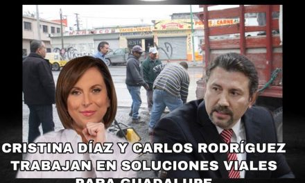 CRISTINA DÍAZ Y SU SECRETARIO DE OBRAS PÚBLICAS, CARLOS RODRÍGUEZ, ENCUENTRAN SOLUCIONES VIALES EN AMPLIACIÓN DE CARRILES Y  CONTRAFLUJOS EN PLUTARCO ELIAS CALLES QUE IMPACTARÁN EN CALIDAD DE VIDA DE GUADALUPENSES <br>¡MÁS OBRAS CON MENOS DINERO!