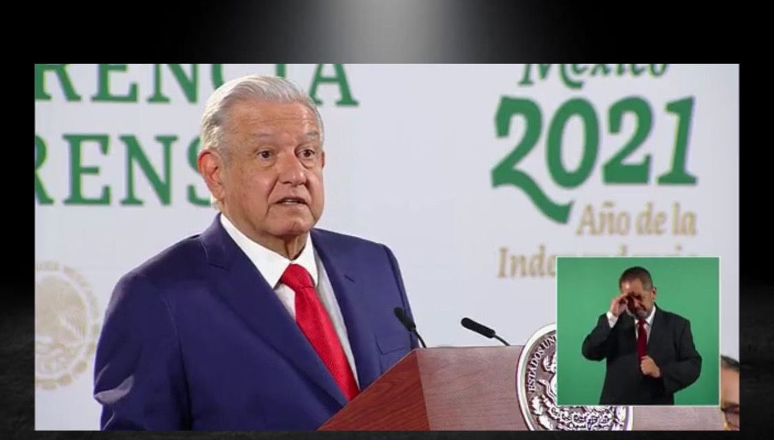 AMLO DICE QUE SI LEY SECUNDARIA DE REVOCACIÓN DE MANDATO NO HA SIDO APROBADA ES CULPA DE CARLOS SALINAS DE GORTARI<br>