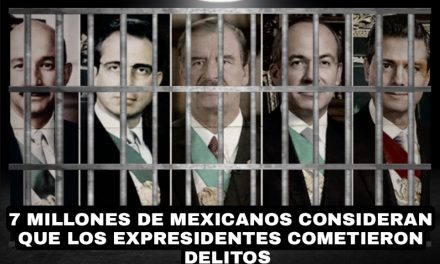 LA VERDADERA RESPUESTA DE AYER ES QUE MÁS DE 7 MILLONES, LÉALO BIEN, 7 MILLONES DE MEXICANOS CONSIDERAN QUE VICENTE FOX, FELIPE CALDERÓN, PEÑA NIETO, SALINAS DE GORTARI Y ERNESTO ZEDILLO COMETIERON DELITOS