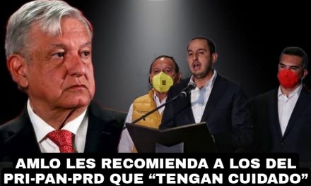 TRAS QUEJARSE EN LA OEA; ADVIERTE LÓPEZ OBRADOR A DIRIGENTES DEL PRI, PAN, Y PRD, QUE “TENGAN CUIDADO” NO VAYAN A ESTAR INVOLUCRADOS EN EL CASO DE GENARO GARCÍA LUNA