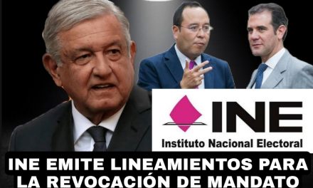 EL INSTITUTO NACIONAL ELECTORAL EMITIÓ LINEAMIENTOS PARA LLEVAR A CABO LA REVOCACIÓN DE MANDATO EL PRÓXIMO AÑO AÚN CON EL ENOJO DE SENADORES Y DIPUTADOS FEDERALES <br>