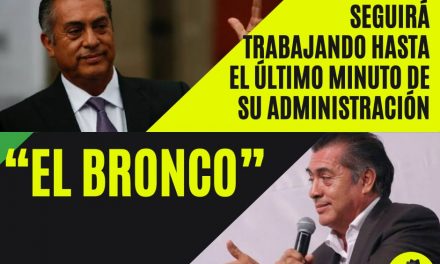 JAIME RODRÍGUEZ CALDERÓN SERÁ BRONCO HASTA EL FINAL, ADVIERTE QUE AÚN MANDA EN NUEVO LEÓN Y HARÁ LO QUE DEBA HASTA OCTUBRE 3 EN CUALQUIER TEMA