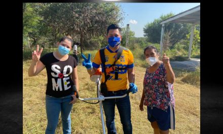 FÉLIX ROCHA SE PRESENTA EN JARDÍN EDUCATIVO PARA REALIZAR LIMPIEZA Y REHABILITAR EL PLANTEL