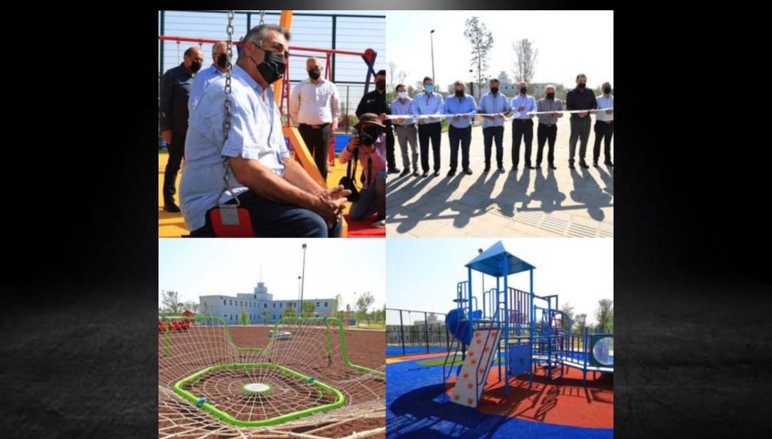 JAIME RODRÍGUEZ INAUGURA PRIMERA ETAPA DEL PARQUE LIBERTAD  <br>