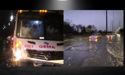 LLUVIA Y TORMENTA ELÉCTRICA SORPRENDIÓ A NUEVO LEÓN LA NOCHE DE AYER<br>