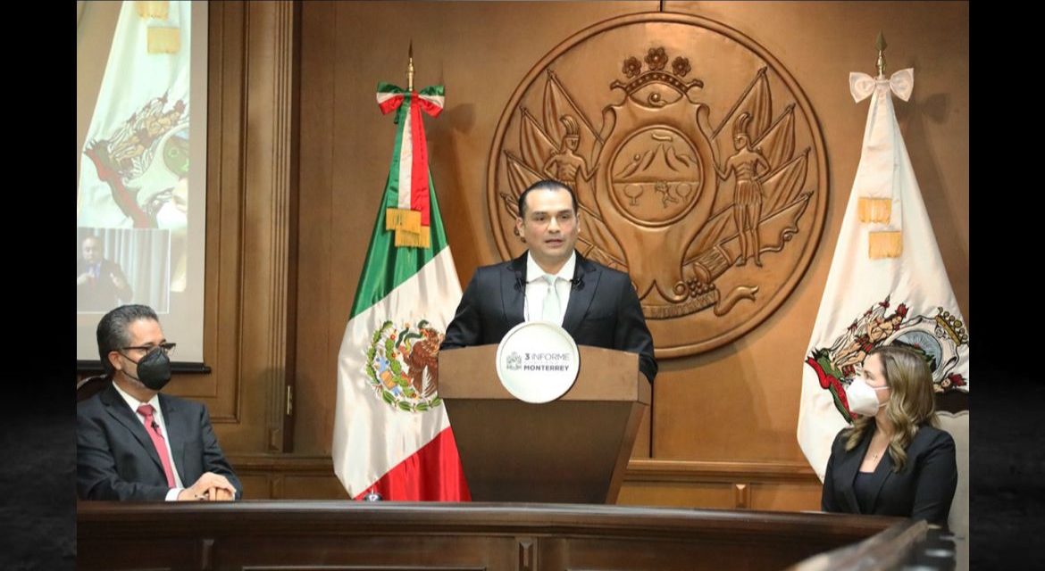 PRESENTA ANTONIO MARTÍNEZ TERCER INFORME DE GOBIERNO DE MONTERREY <br>