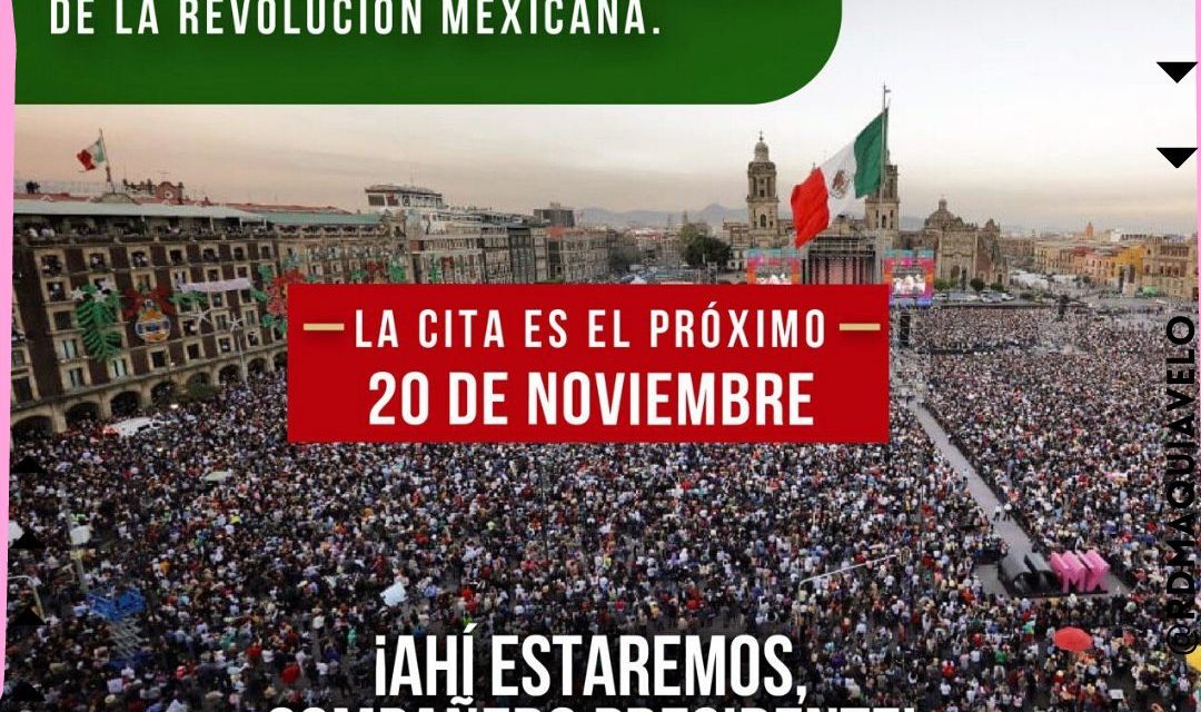 CELEBRARÁ AMLO REVOLUCIÓN MEXICANA CON UNA GRAN FIESTA