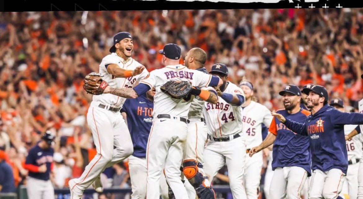 ¡ASTROS, ASTROS, ASTROS!<br>POR TERCERA OCASIÓN EN 5 AÑOS LOS DE HOUSTON SE ENCUENTRAN EN LA FINAL DE LA SERIE MUNDIAL