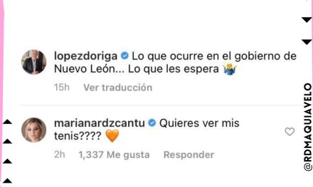 SE ARMA LA POLÉMICA LUEGO DE COMENTARIO DE LÓPEZ DÓRIGA SOBRE MARIANA RODRÍGUEZ; SALEN PRO-MARIANA Y PRO-DÓRIGA EN LAS REDES